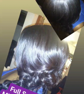 Weave installation w. Leave out for Gifted_Hands_Creative_Styles