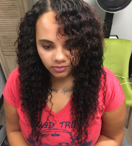 Weave installation w. Leave out for Vibrant_hair_studio