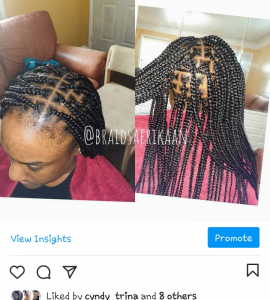 Knotless Braids for Braidsafrikaan