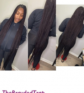 Knotless Braids for TheBraydedTrap