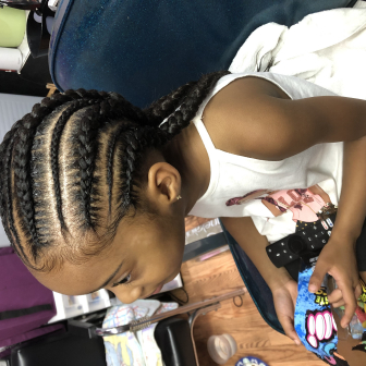 Feed in braids for JustblueitLLC