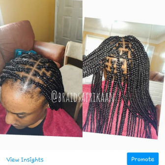 Knotless Braids for Braidsafrikaan