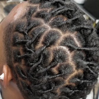 Loc Retwist for Curly_Royalty