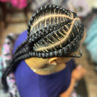 Feed in braids for Creative_Shawnte