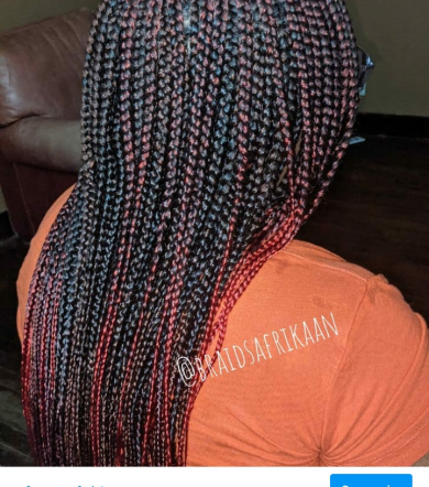 Medium Box Braids for Braidsafrikaan