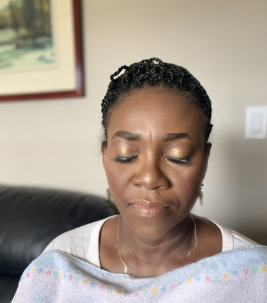 Natural glam for CakedByNK